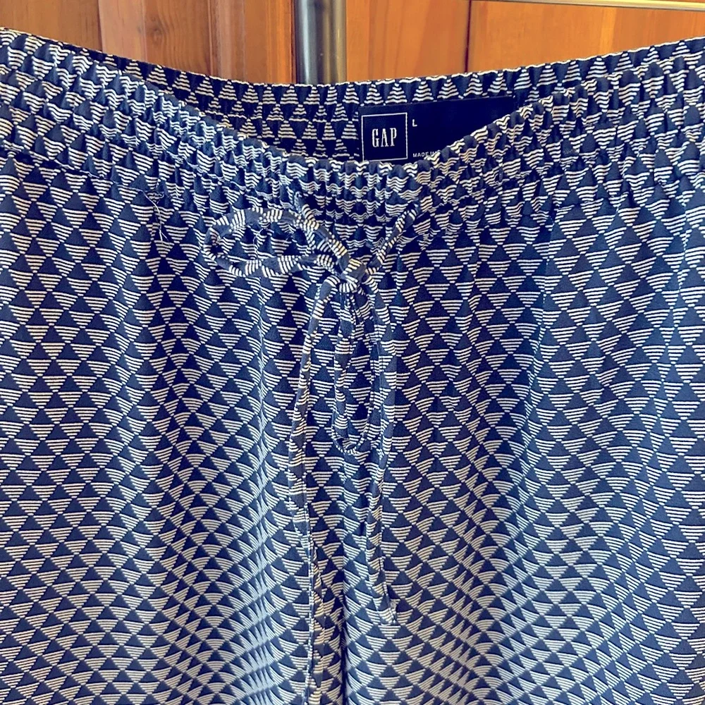 Drawstring Geometric Pants - Picture 2 of 6